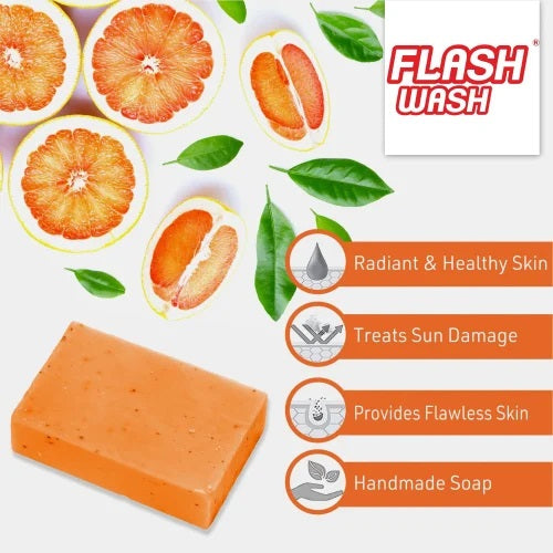 Flash Wash Citrus Glow Bar Pack Of 1