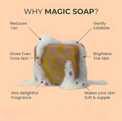 Soaps Sandalwood & Saffron Magic Soaps For Bath (Paraben Free)